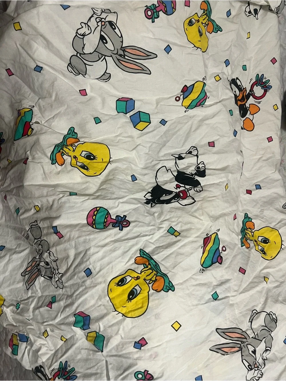 Baby Looney Tunes Crib Quilt Comforter Set with Sheet 3 pieces